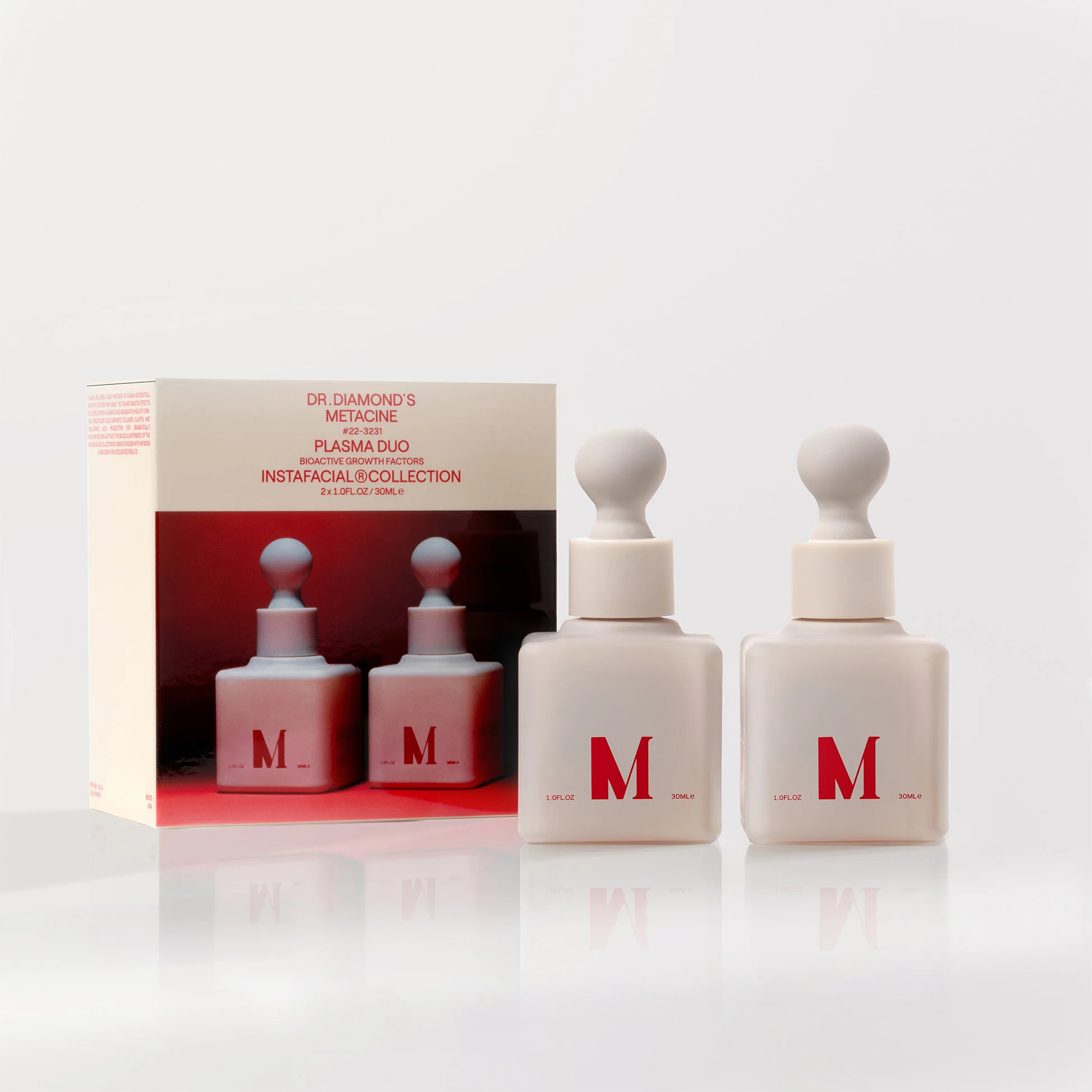 Instafacial Plasma | Bioengineered Growth Factor Serum for Lifted Skin | Dr. Diamond's Metacine