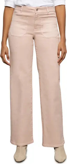 Sanctuary The Marine Patch Pocket Wide Leg Jeans | Nordstromrack | Nordstrom Rack