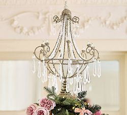 LoveShackFancy Chandelier Tree Topper | Pottery Barn (US)