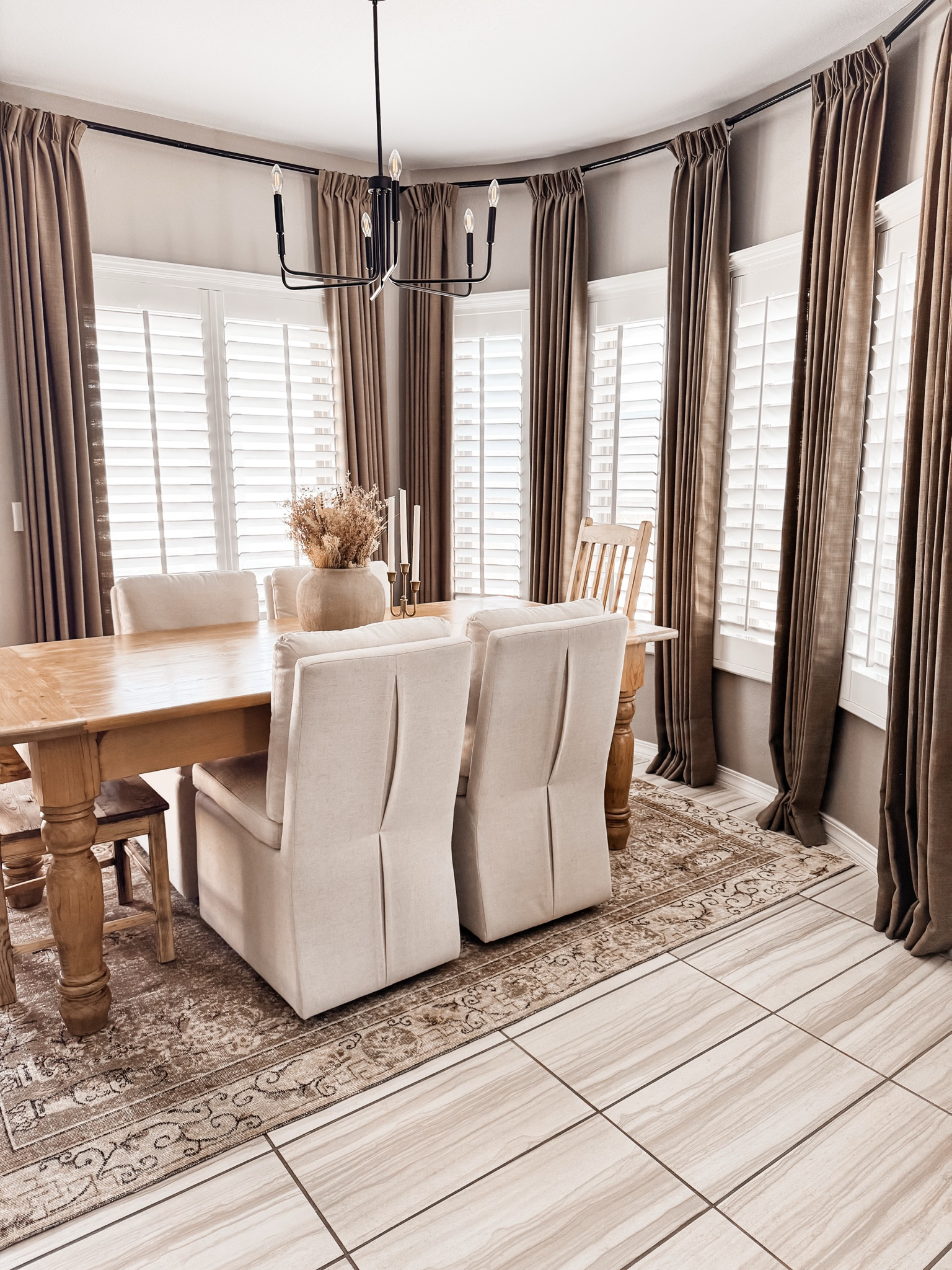 Elevate your dining space with beautiful custom curtains from two pages 

#LTKHome #LTKGiftGuide #LTKMostLoved