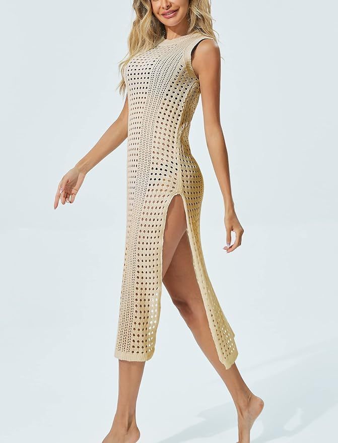 Jeasona Swimsuit Coverup for Women Bathing Suit Swim Swimwear Beach Dress | Amazon (US)