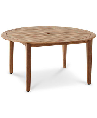 Longstock Outdoor Teak Dining Table, Created for Macy's | Macy's