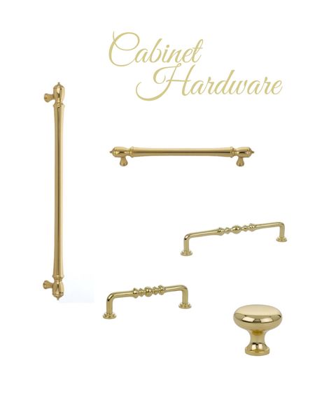 Cabinet hardware, brass pulls and knobs


#LTKhome
