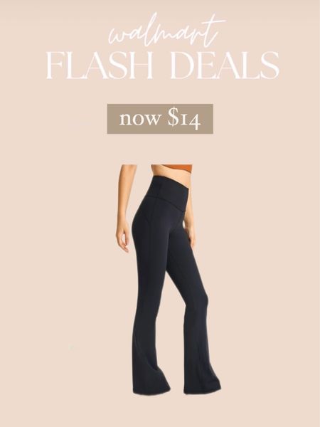 Walmart flash deals yoga pants 

#LTKMidsize #LTKFindsUnder50 #LTKSaleAlert