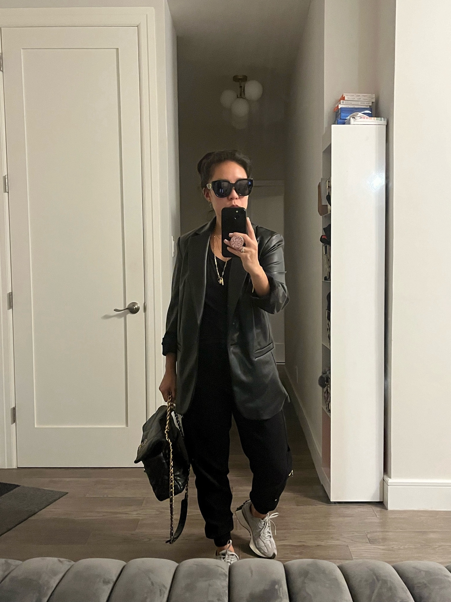 How do we feel about leather blazers? Oversized. Target style. Wearing an xs.

#LTKtravel #LTKHolidaySale #LTKworkwear