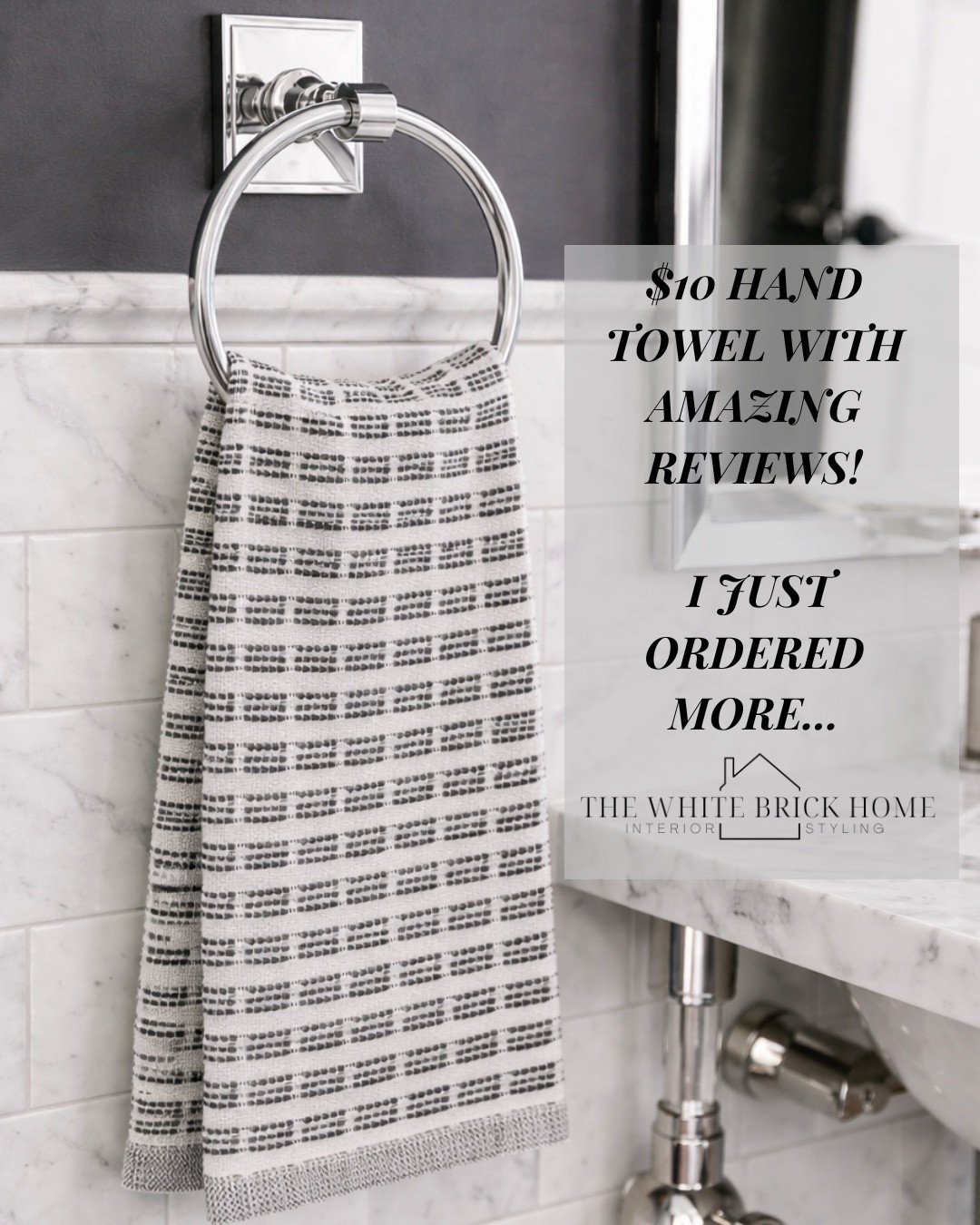 Target home decor finds that I own and would re-order again! 
🖤🖤
Target, target home, target home decor, bath, bathroom, bathroom towels, hand towel, bathroom accessories, bathroom decor ideas, bathroom design, powder room, powder room decor, bathroom decor ideas, affordable bathroom design ideas 


#LTKSeasonal #LTKSaleAlert #LTKHome