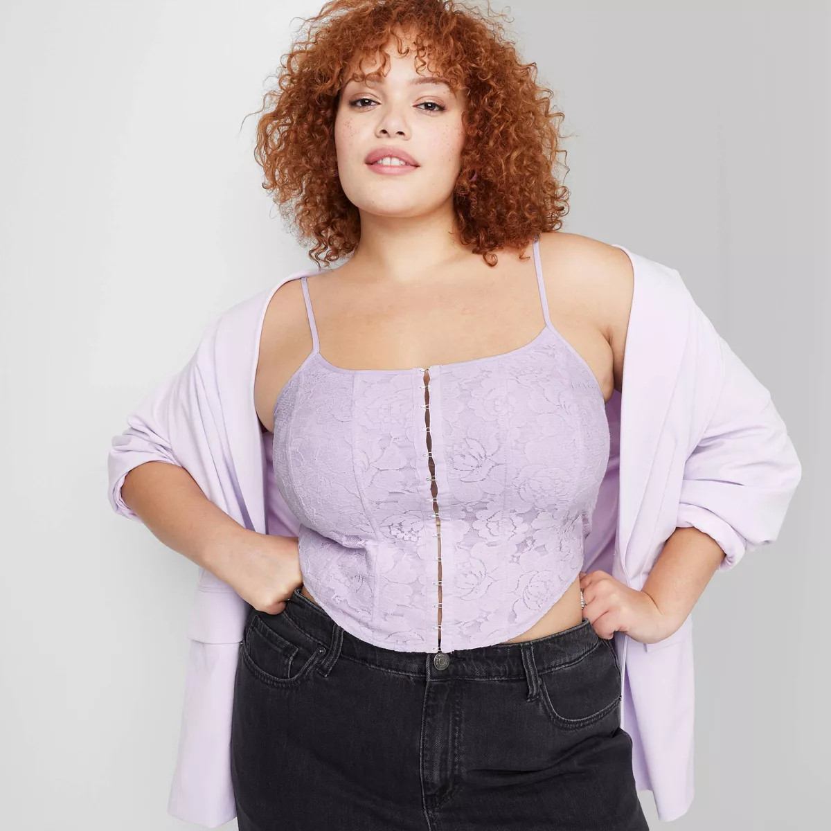 Women's Lace Corset Tank Top - Wild Fable™ | Target