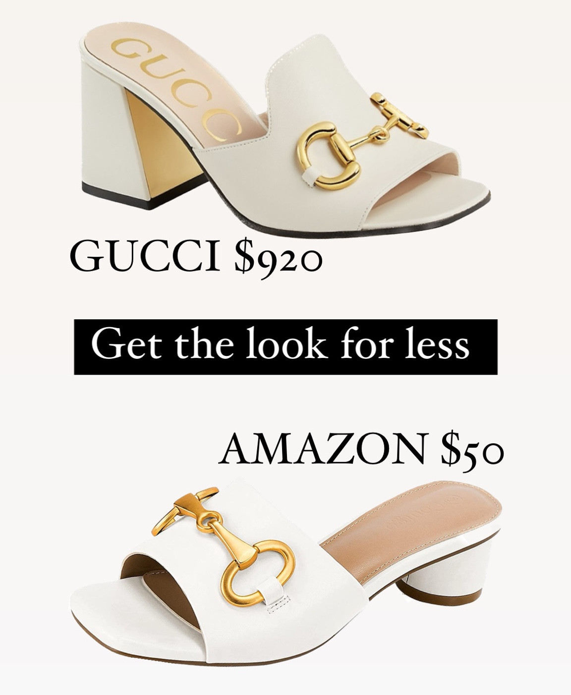 Get the look for less *many color options 
Dupe or designer 
Amazon dupes
Designer dupes
Horsebit sandals
White sandals
Amazon sandals


#LTKshoecrush #LTKstyletip #LTKunder50