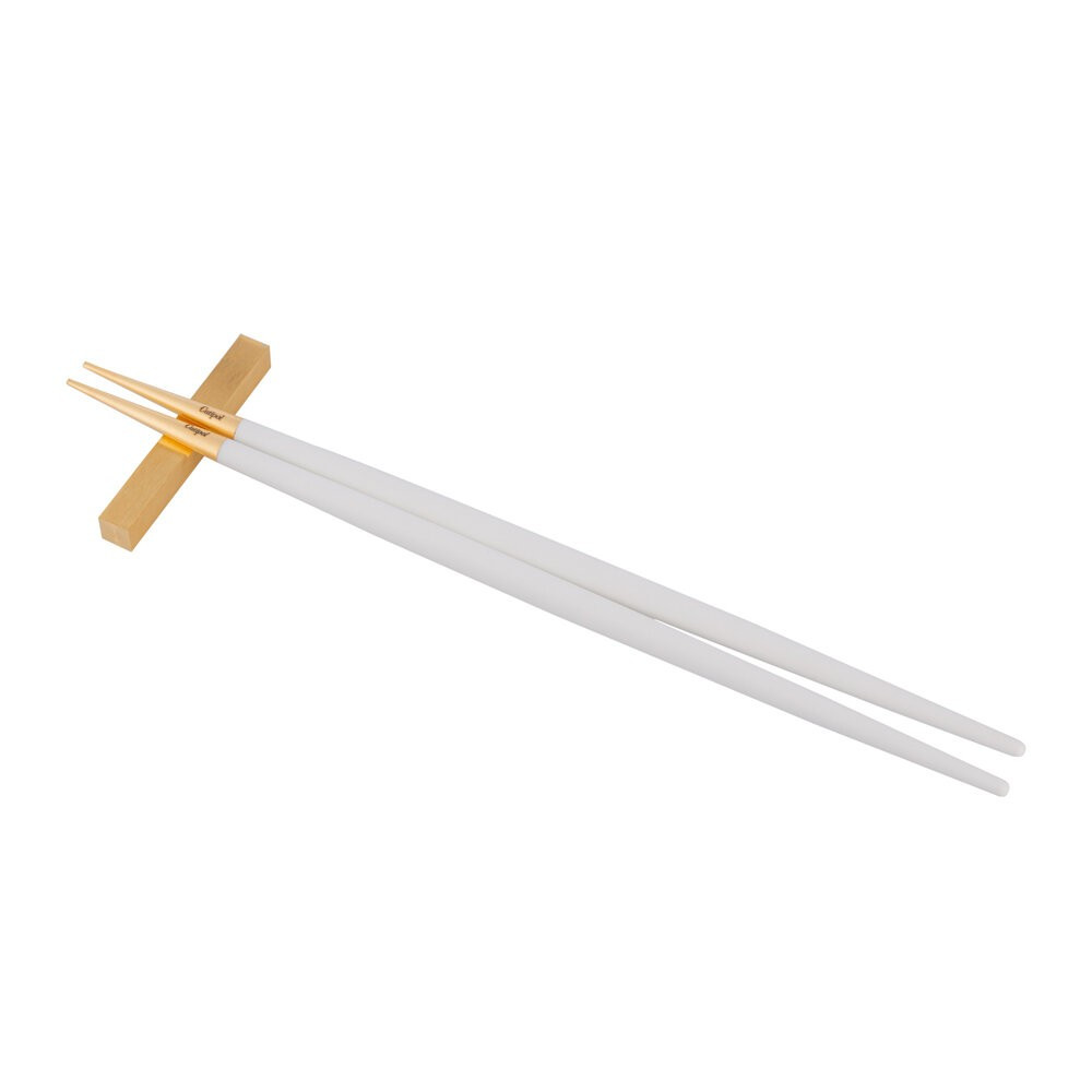 Goa Chopstick Set - Matt White Gold | Amara (UK)