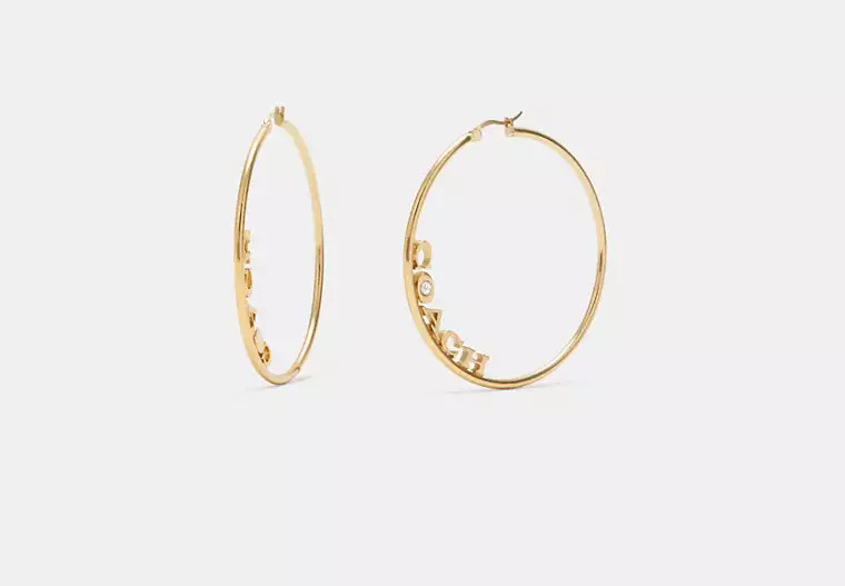Coach Medium Hoop Earrings | Coach Outlet CA