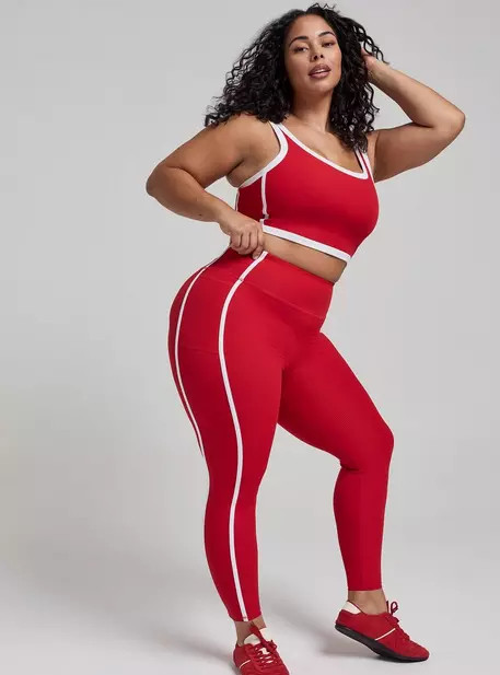 TRU Performance Core Full Length Active Legging with Piping | Torrid (US & Canada)