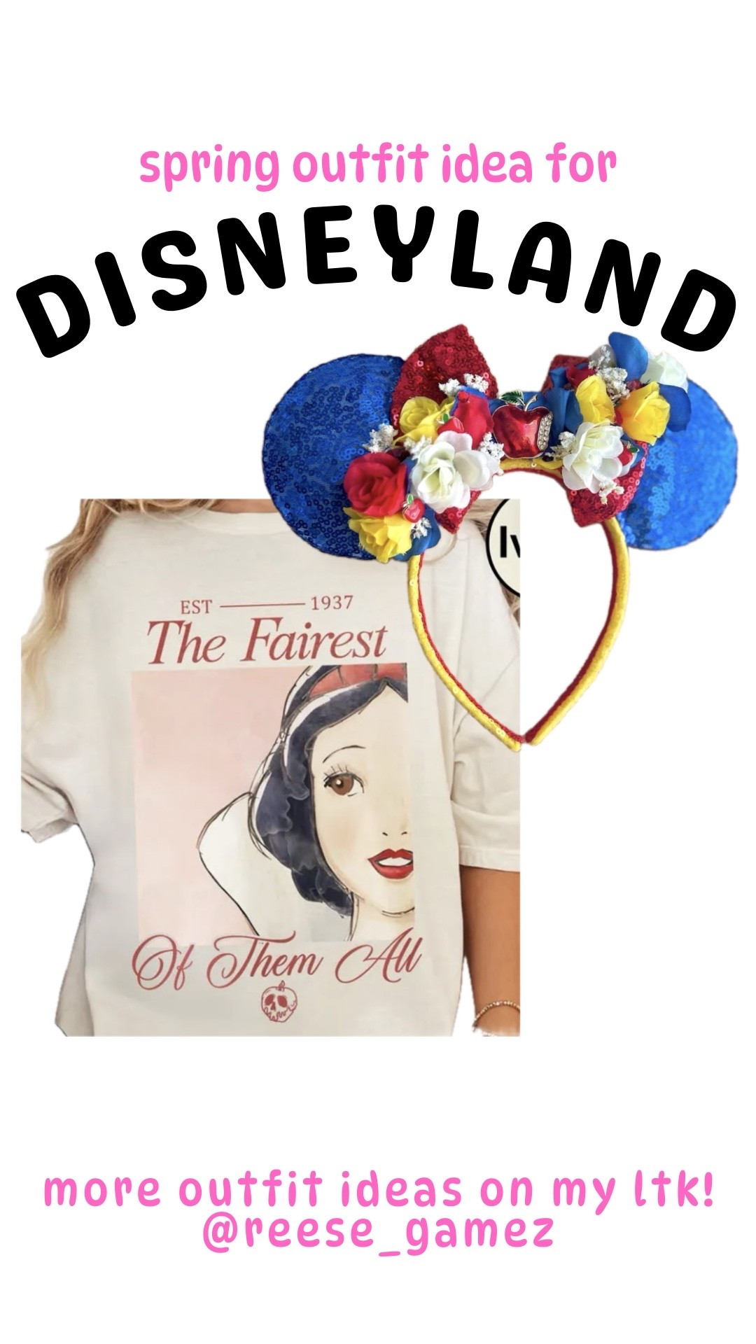 disney outfit, disneyland outfit, disney outfits, disneyland outfits, snow white outfit, disney princess outfit, mickey ears, minnie ears

#LTKTravel #LTKSeasonal #LTKootd