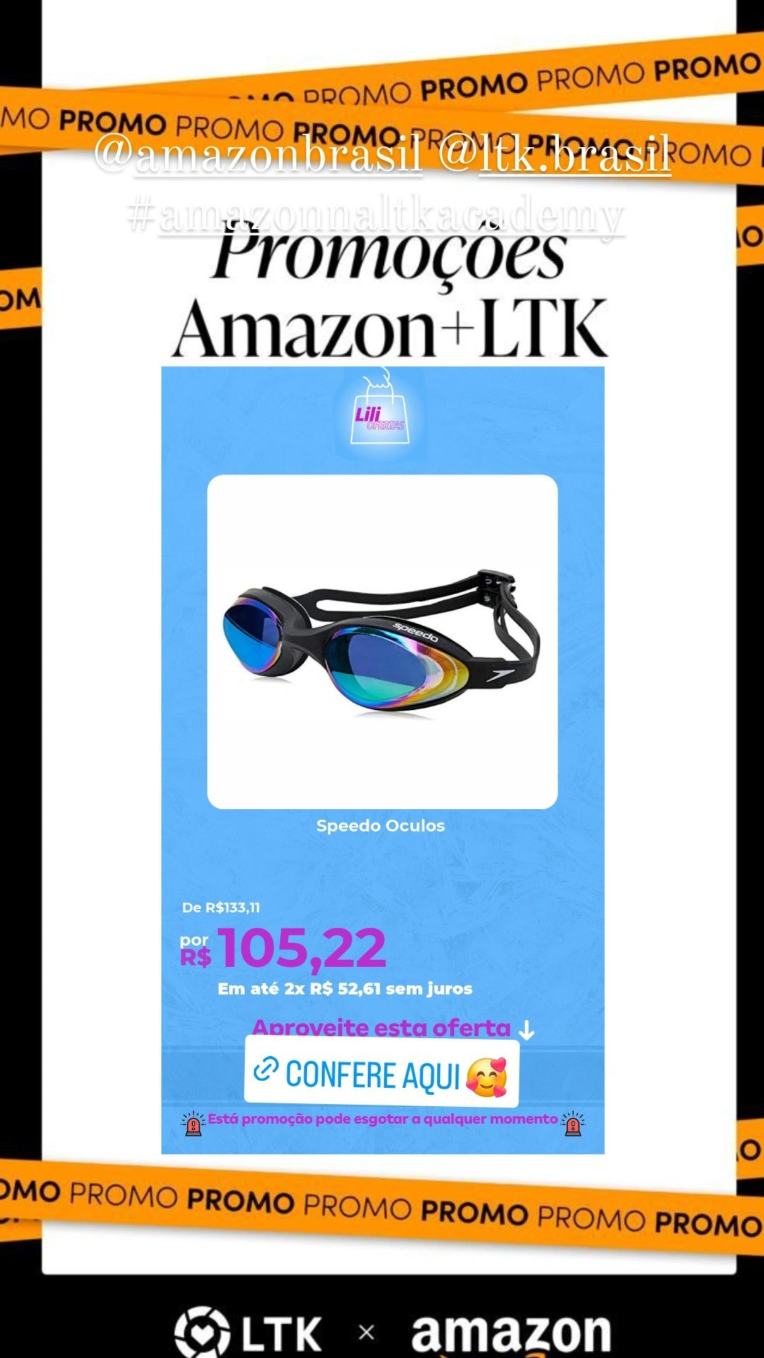 Speedo óculos 

#LTKbrasil #LTKfamily