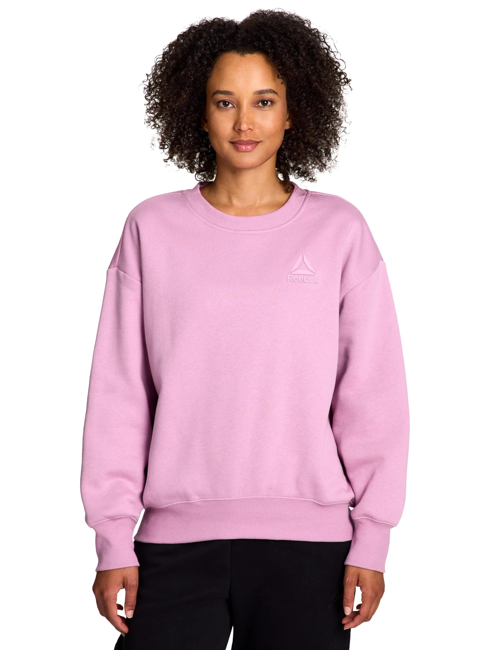 Reebok Women's and Women's Plus Weekender Oversized Crewneck, Sizes XS-4X | Walmart (US)