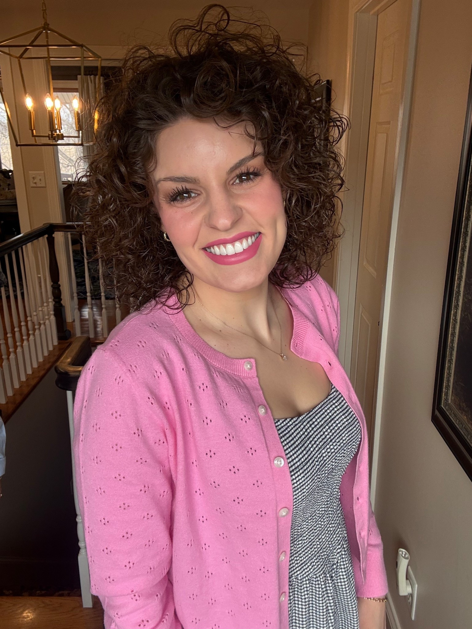 OOTD today and I’m loving how simple and fresh this look feels.

My pink sweater from Old Navy layered over a classic seersucker dress is one of those easy outfits that feels feminine, comfortable, and perfect for everyday life. I paired it with soft curls, my favorite everyday makeup, and a pink lipstick that pulls the whole look together.

This has quickly become one of my favorite casual spring outfits because it’s effortless but still feels polished. If you love classic feminine style, Old Navy finds, and simple beauty products that actually work, I linked everything I’m wearing and using for you.

#ootd #oldnavystyle #springoutfit #classicstyle #femininefashion #everydaystyle #ltkstyle #ltkfinds #pinkoutfit #casualchic #amazonbeauty #curlyhairroutine 

#LTKselfcare #LTKBeauty #LTKgrwm