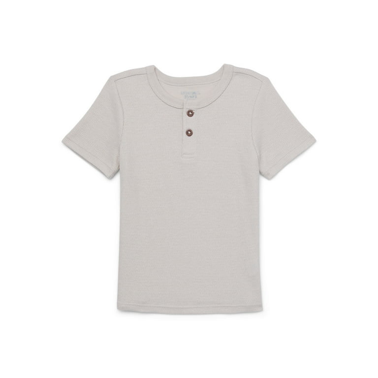 Garanimals Toddler Boy Short Sleeve Mesh Henley T-Shirt, Sizes 18M-5T | Walmart (US)