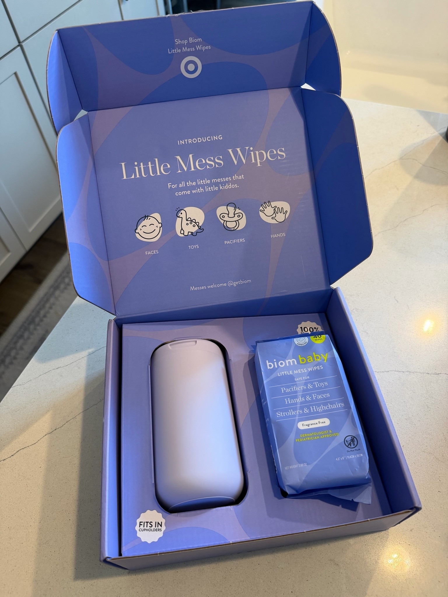 Biom baby wipes! Perfect size container for diaper bag 💜

#LTKBaby #LTKKids #LTKTravel