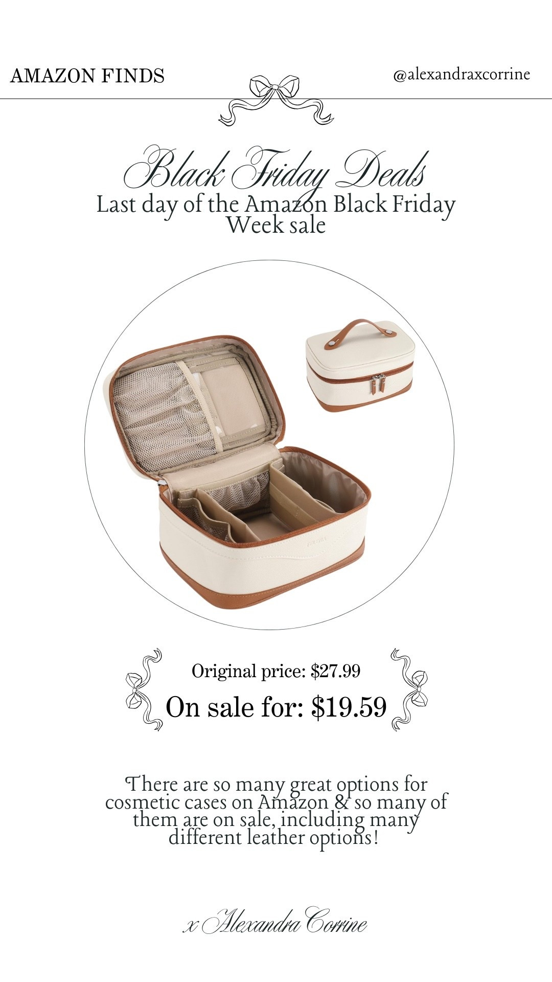 Black Friday favorites 🤍

Amazon Black Friday week, Black Friday deals, sale, holiday shopping, Christmas shopping, Amazon prime, cyber Monday, cosmetic case, vanity bag, travel

#LTKSaleAlert #LTKCyberWeek