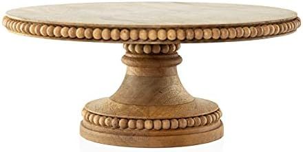 Wood Cake Stand - Rustic Mango Wooden Cake Stand, Cup Cake, Donut Tray, Farmhouse Food Serving Pl... | Amazon (US)