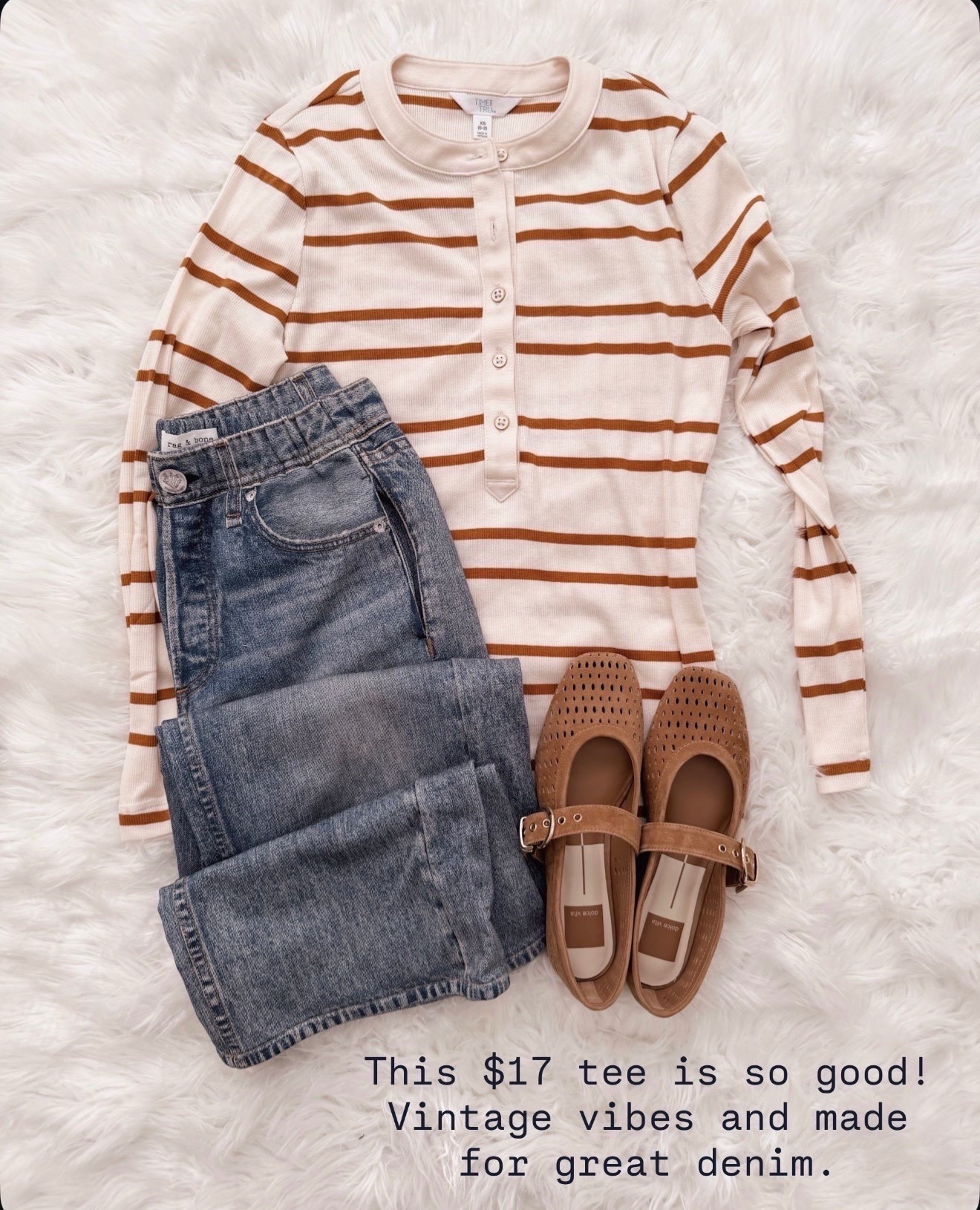 This top is lightweight and perfect for spring! Loving this look with classic denim and flats 

Spring capsule wardrobe comfortable trousers neutral outfit ideas elevated loungewear chic spring style everyday basics transitional fashion 2026 minimalist aesthetic versatile pants effortless spring outfits.

#LTKSeasonal #LTKWorkwear #LTKOver40