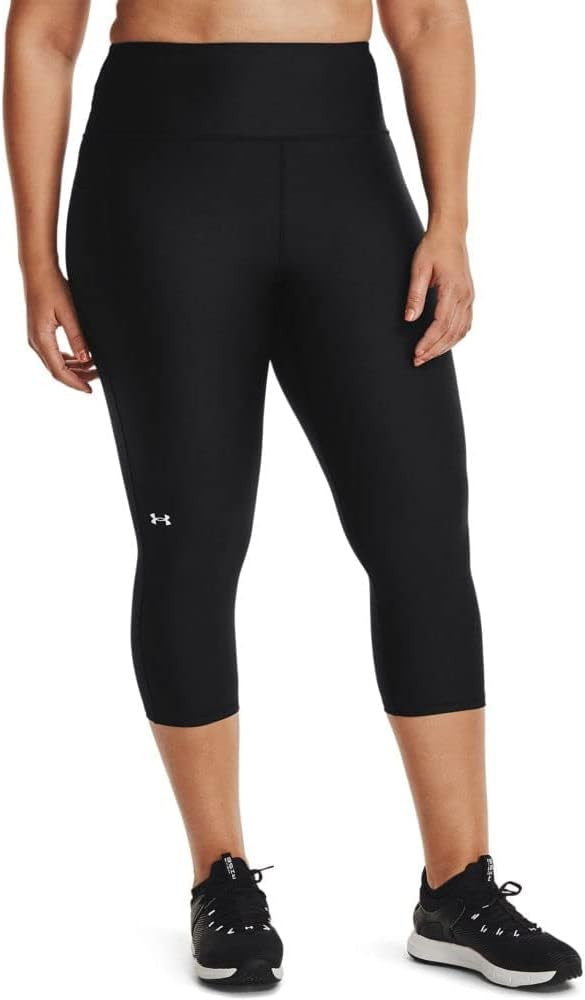 Under Armour Women's HeatGear High Waisted Pocketed Capri | Amazon (US)