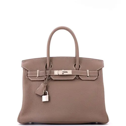 Pre-Owned Hermes Birkin Handbag Grey Togo with Palladium Hardware 30 at Nordstrom, Size Small | Nordstrom