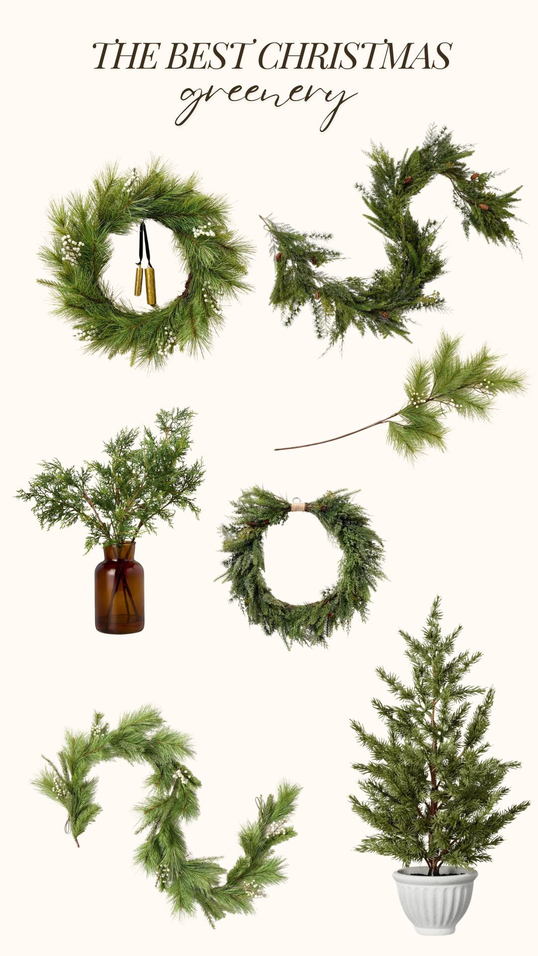 Christmas greenery at Target! Wreaths, garlands, trees, + more!🌲

#LTKHome #LTKHoliday #LTKSeasonal