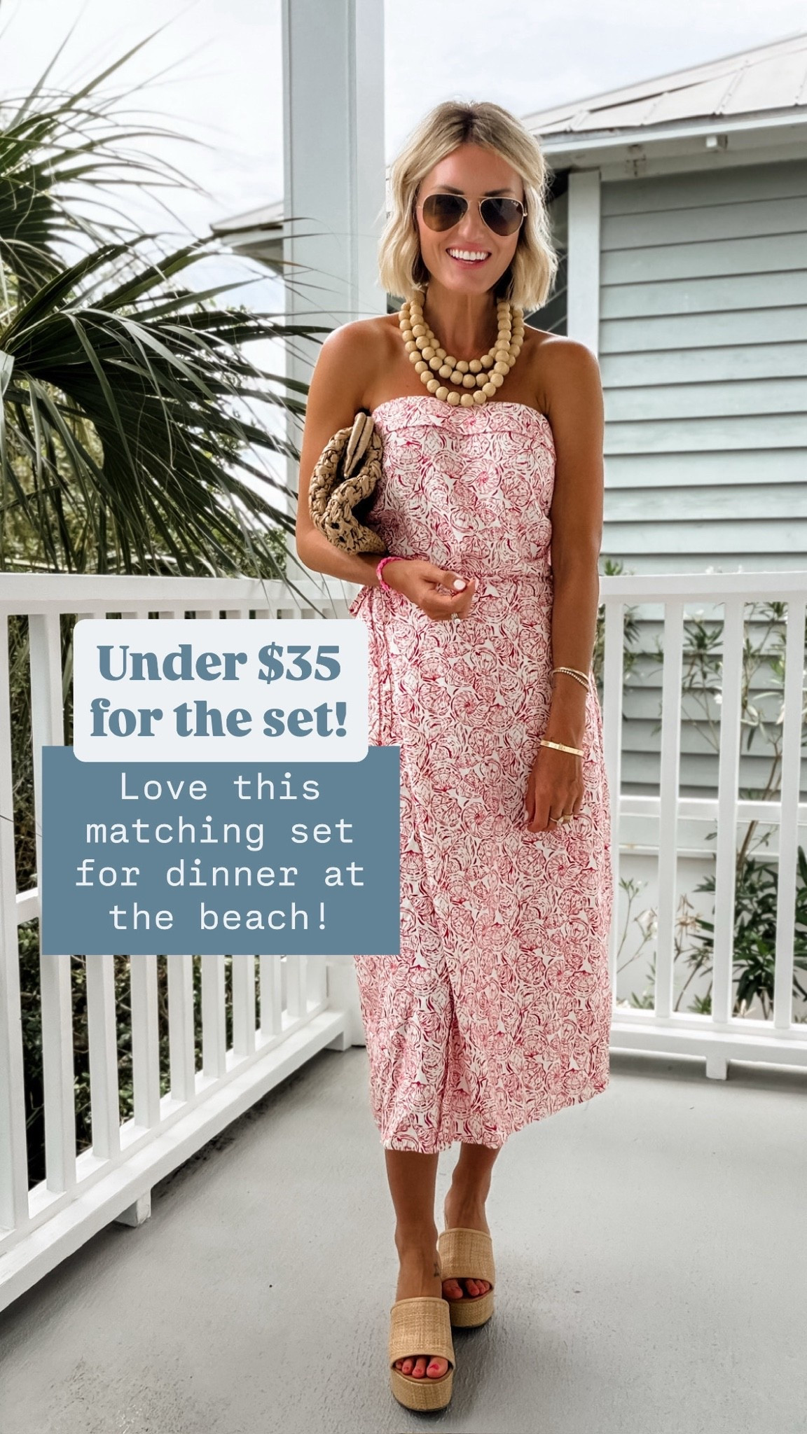 How cute is this matching set with the shells on it?! Perfect for dinner at the beach & it’s currently on major sale! Wearing XS!

Loverly Grey, Target sale, summer outfit, matching sets, beach outfit

#LTKSeasonal #LTKSaleAlert