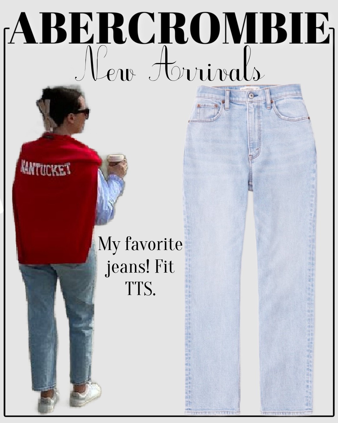 A favorite for heads! The ankle straight jeans have such a perfect fit. They look great with sneakers, sandals and booties. Fit TTS.

Use code: DENIMAF for 15% off!

Abercrombie sale, jeans, denim sale

#LTKSeasonal #LTKootd #LTKSaleAlert