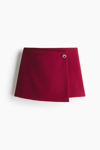 H & M - Wrap Skort - Red | H&M (US + CA)