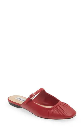 Steve Madden Gisele Mary Jane Mule in Red Leather at Nordstrom Rack, Size 6 | Nordstrom Rack