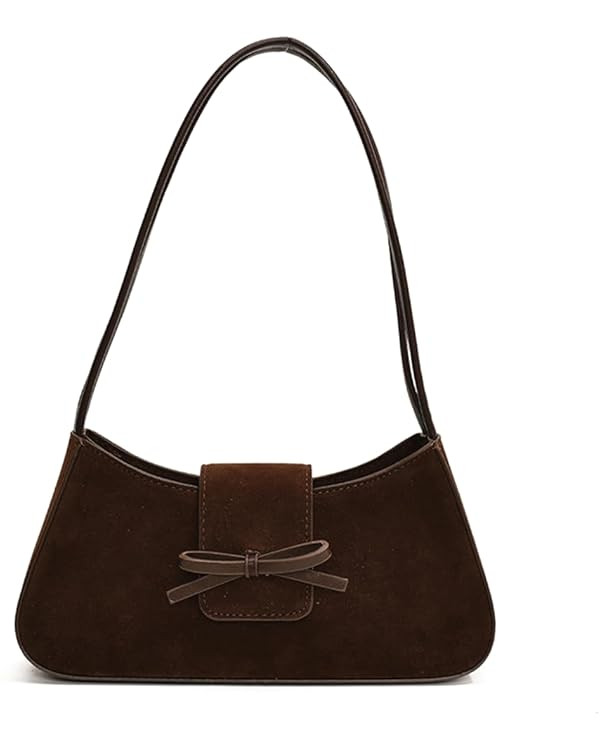 YFGBCX Small Shoulder Bag Suede Purse for Women Fall Suede Bag 2024 Fall Purse Suede Handbag Purs... | Amazon (US)