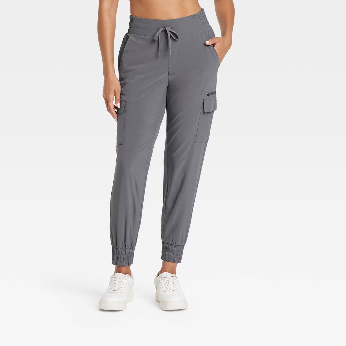 Women's Active Light Mid-Rise Cargo Joggers - All In Motion™ | Target