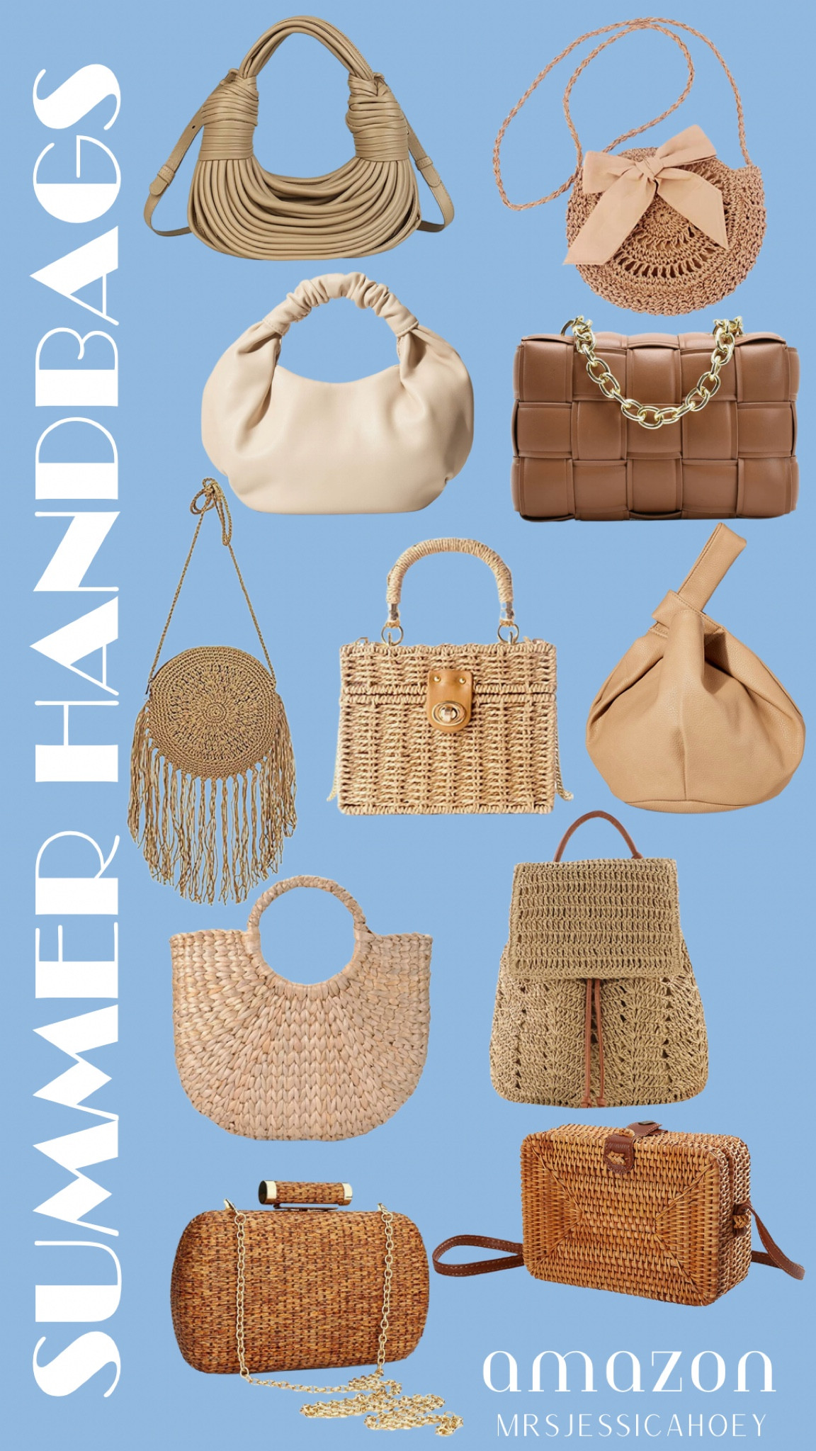Straw Beach Bag Purse Tassel Fringe Macrame Boho Hippie, For Women Summer Party, Evening, Crossbody Shoulder. Straw Clutch Purse for Women Wedding Hand-Woved Evening
Straw Handbag Party Wedding Summer Beach Bag Wicker clutch. Woven Tote Baq Handbag For Women Hand Woven Bread Messenger Bag Soft Leather Top Handle Handbag Shoulder Bag. Woven Design Chain Crossbody Handbag Purse for Women, Small Shoulder Messenger Bag Clutch Purses. Summer handbags. 🩵

#LTKunder50 #LTKstyletip #LTKFind
