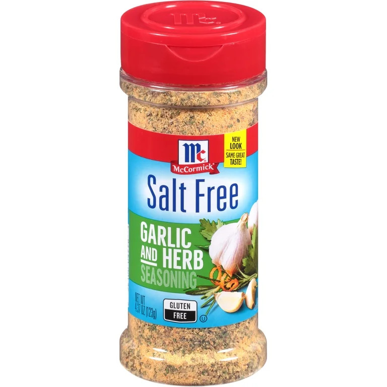 McCormick Salt Free Garlic and Herb Seasoning, 4.37 oz | Walmart (US)