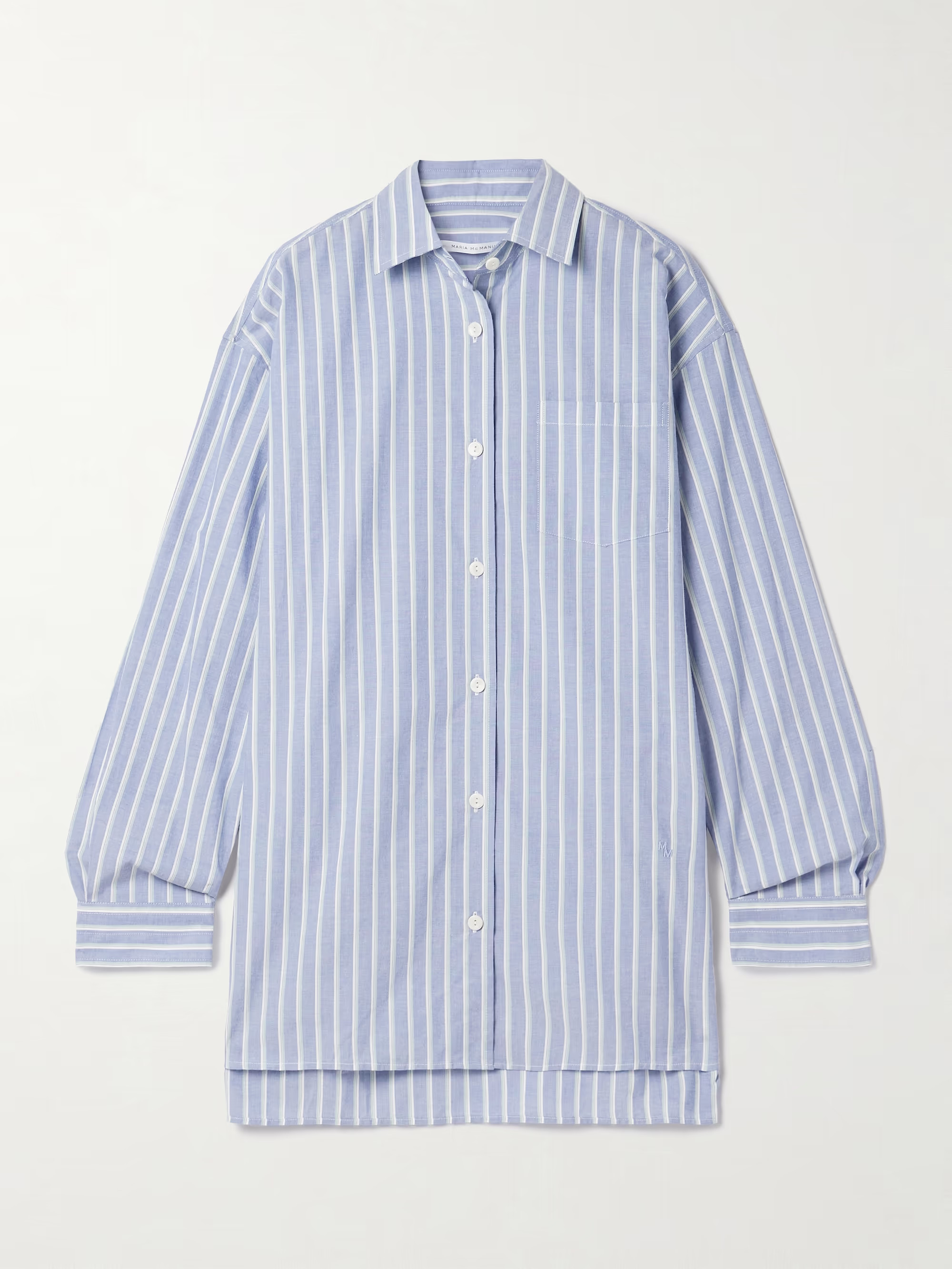Oversized striped organic cotton shirt | NET-A-PORTER (UK & EU)
