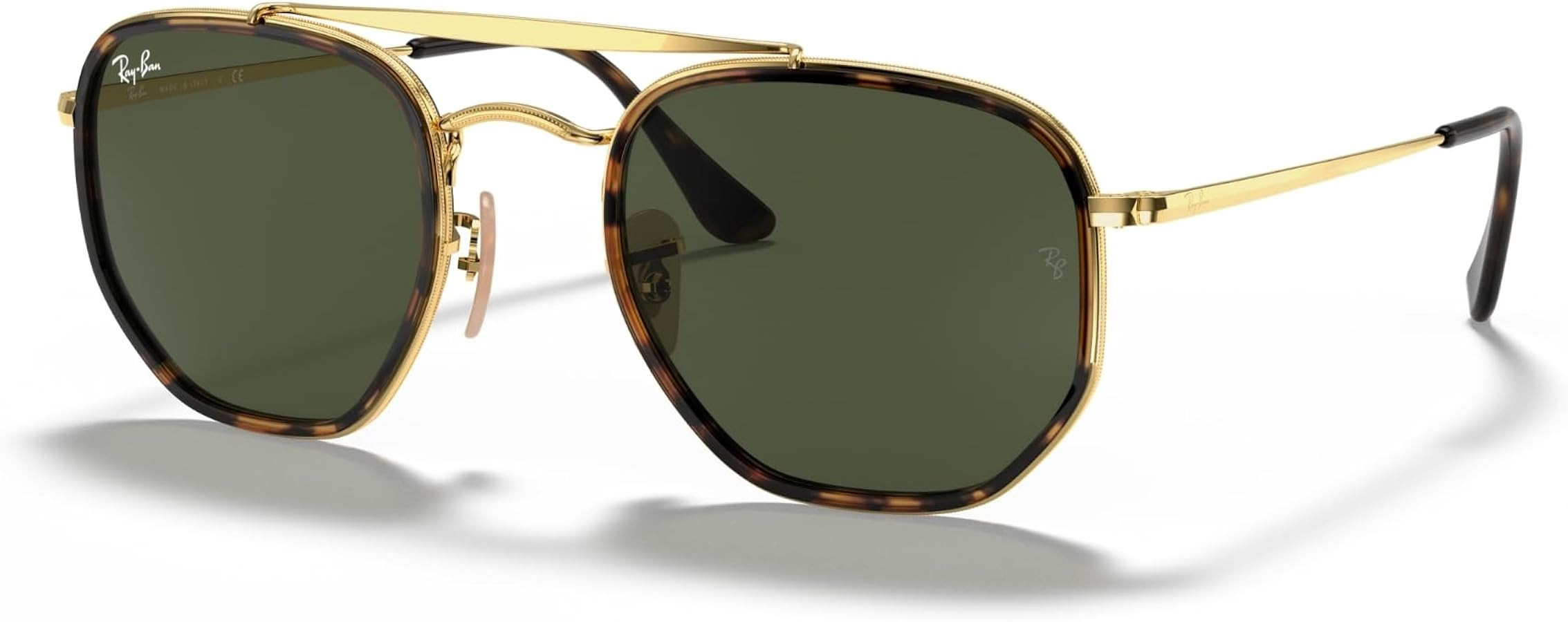 Ray-Ban RB3648M The Marshal II Geometric Aviator Sunglasses for Men Women | Amazon (US)