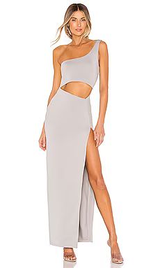 superdown Erla Cutout Maxi Dress in Light Grey from Revolve.com | Revolve Clothing (Global)