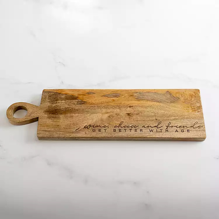Wine, Cheese, and Friends Serving Board | Kirklands Home | Kirklands