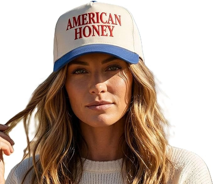 D&Y Retro 2-Tone Canvas Baseball Cap for Women - Funny Embroidered Distressed Snapback, Adjustabl... | Amazon (US)