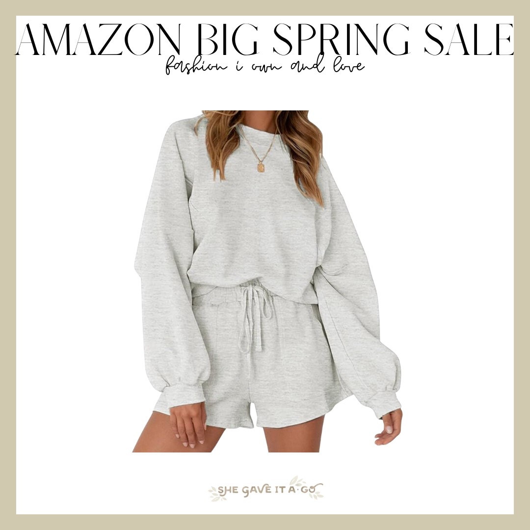 This lounge set is one of my favorite, and it’s apart of the Amazon Spring Sale! 

Amazon spring sale  Amazon  loungewear  amazon fashion  loungewear set  spring loungewear  SheGaveItAGo 

#LTKSaleAlert #LTKStyleTip