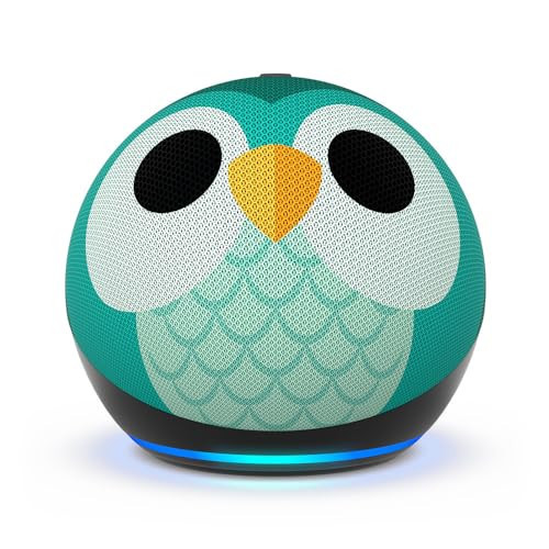 Amazon Echo Dot Kids (2022 release), Designed for kids, with Alexa+ Early Access, parental controls, Includes 1 Year of Amazon Kids+, Owl | Amazon (US)