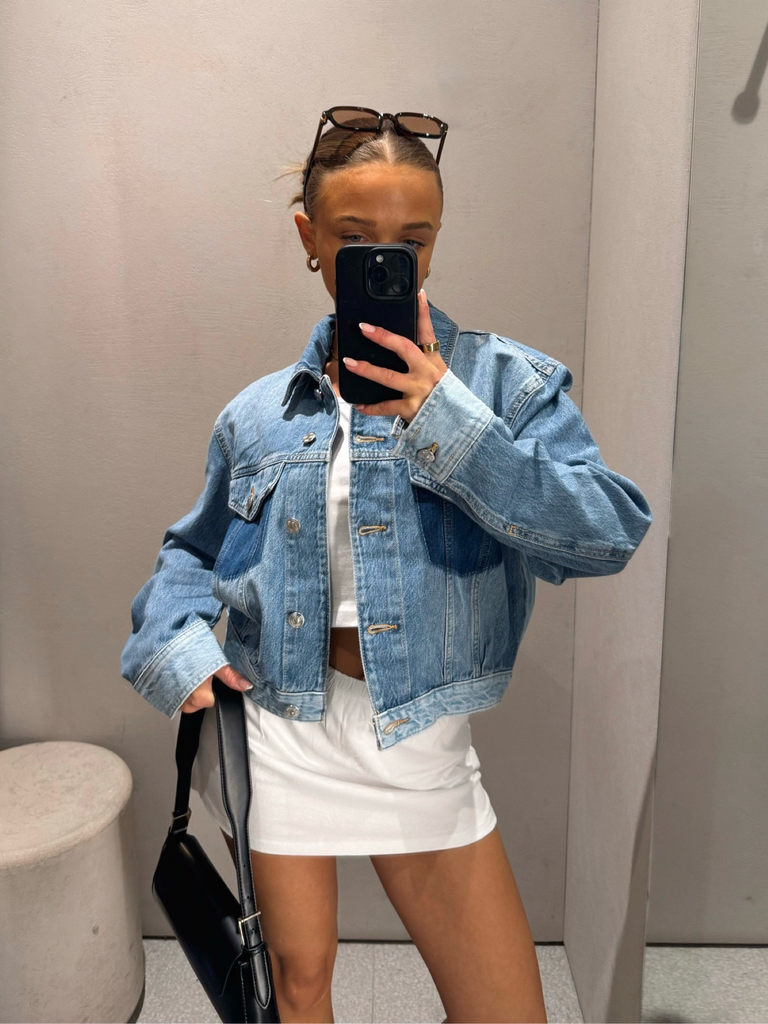 current spring jacket faves🌺✨

Pinterest style outfit inspo ideas bomber jacket zip up work spring summer TikTok casual easy basic neutral ootd wishlist petite denim jacket bomber cropped blue Zara 