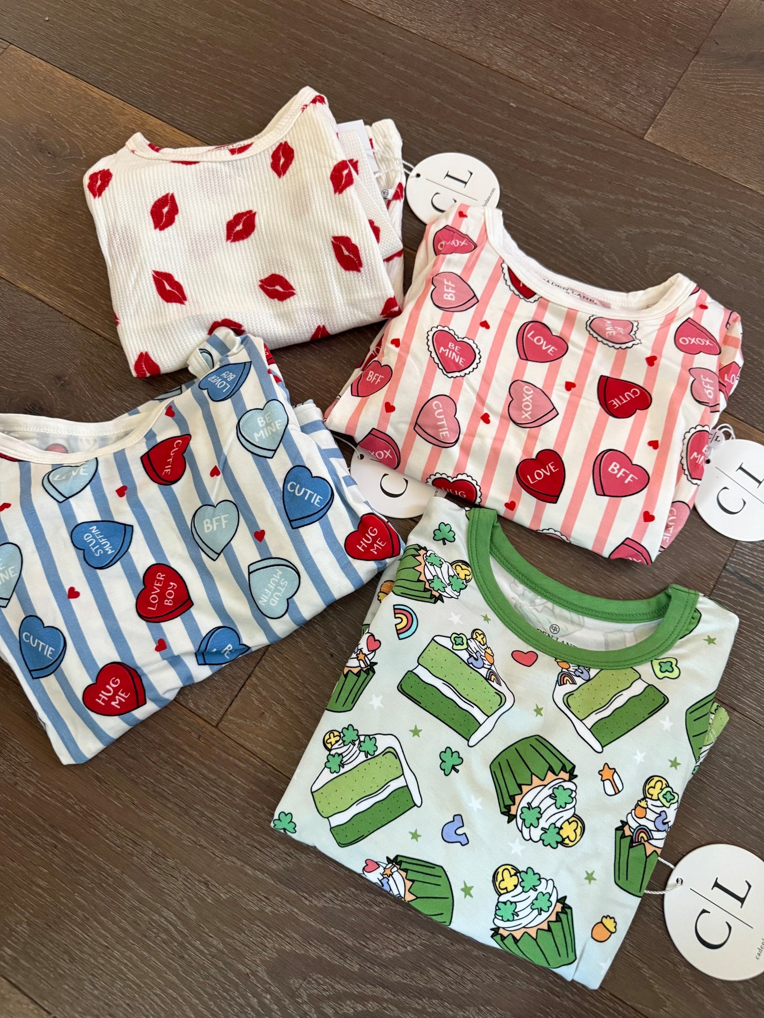 We just stocked up on all the upcoming holiday pjs ❤️🩷💙☘️ Caden Lane has the cutest right now 😍 My code 'DIARIES20’ gets you 20% off your order! 

Caden Lane, kids pajamas, Valentine’s Day pajamas, St. Patrick’s Day pajamas, toddler pajamas, kids gift ideas, baby pajamas, baby sleepers, kids seasonal pajamas, Valentine’s Day gifts for kids

#LTKKids #LTKmomlife #LTKSeasonal
