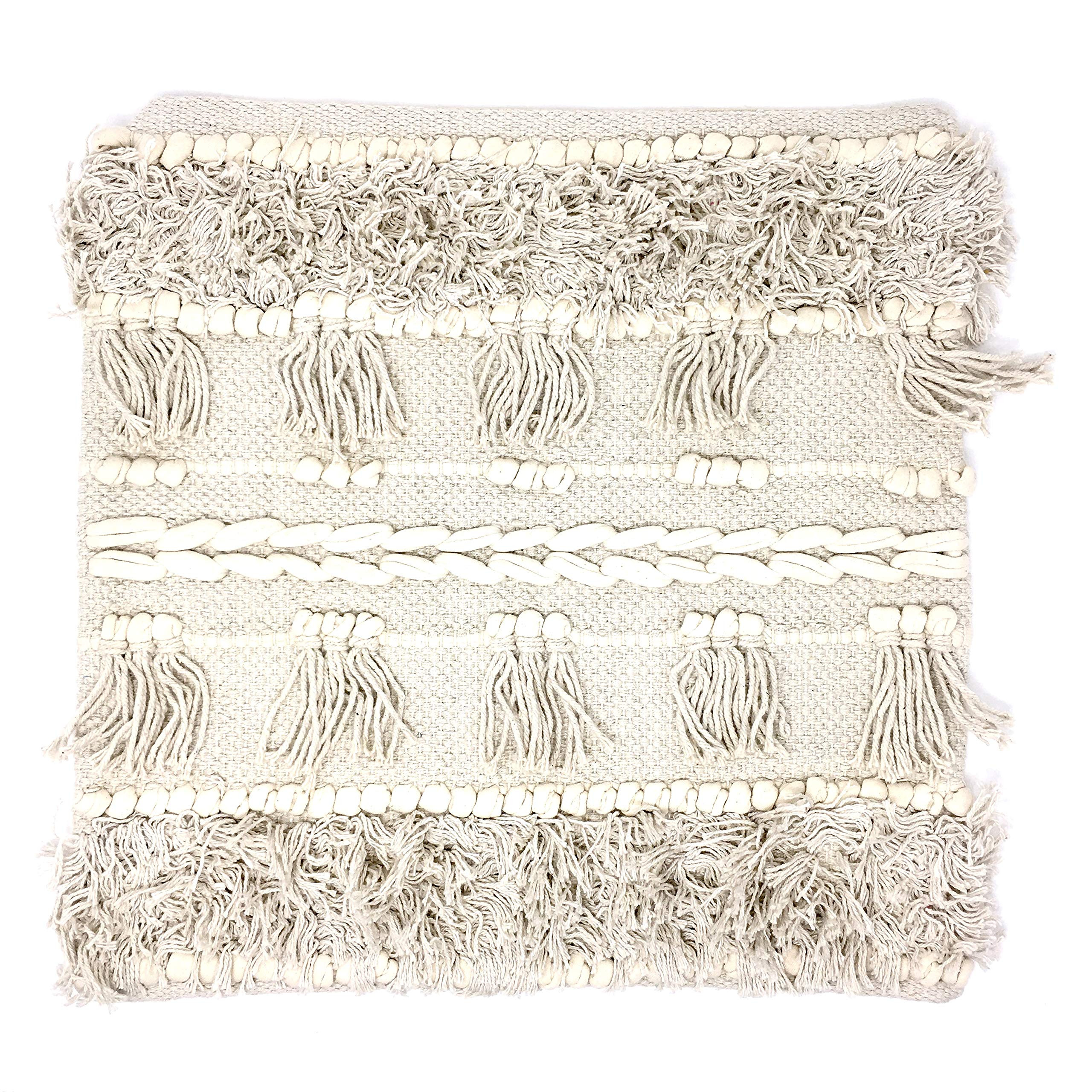  Macrame Style Throw Pillow  | Amazon (US)