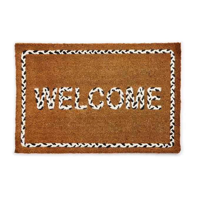 Braided Welcome Entrance Mat | MacKenzie-Childs