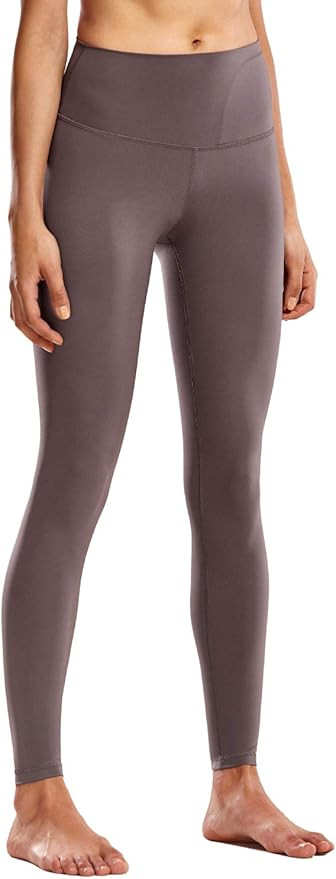 CRZ YOGA Women's Non-See Through Athletic Compression Leggings Hugged Feeling Tummy Control Worko... | Amazon (US)