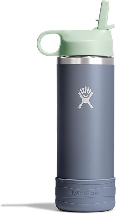 Hydro Flask Kids Water Bottle for School - Stainless Steel and Insulated with Straw Cap - 18 Oz i... | Amazon (US)