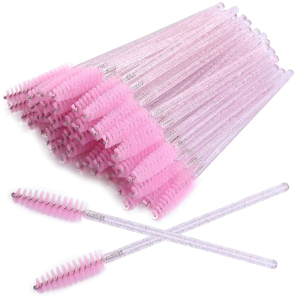 Tbestmax 200 Disposable Eyelash Brush Mascara Wands Spoolies for Eye Lashes Extension Eyebrow and... | Amazon (US)