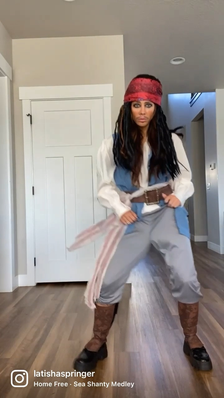 Halloween Jack sparrow costume!! It’s ids so I sized up to the large! #halloween 

#LTKunder100 #LTKHalloween #LTKSeasonal